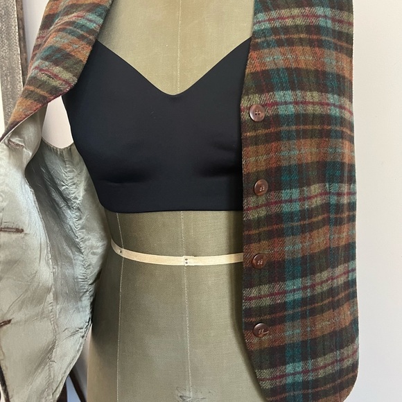 Vintage Wool Waistcoat Vest - Plaid - Picture 12 of 12